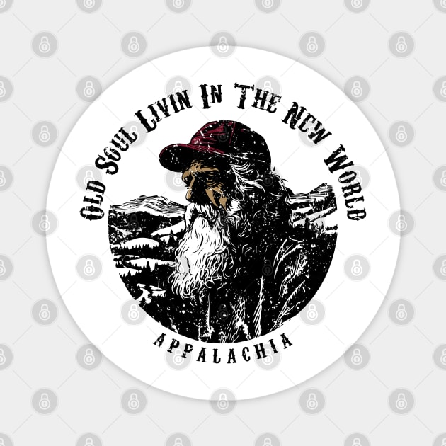 Appalachia Old Soul - Distressed Magnet by EverGreene